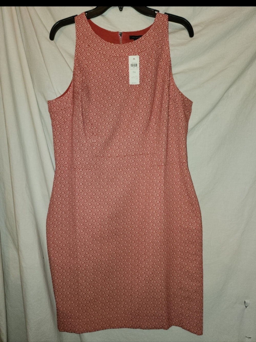Ann taylor womens size 14 coral colored knee length dress